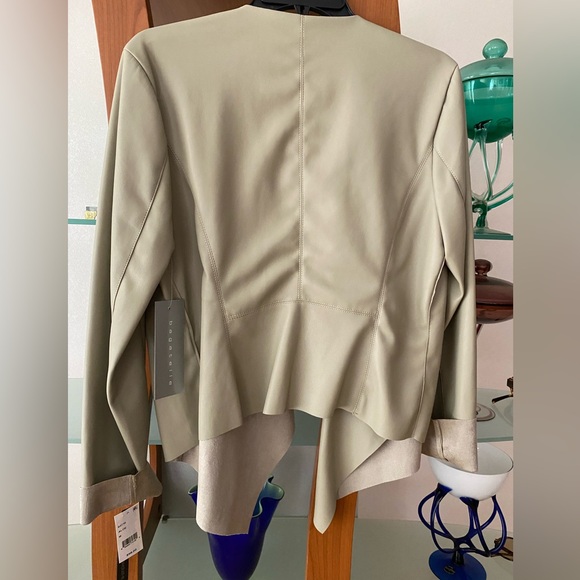 BAGATELLE faux leather draped jacket new with tags size medium - Picture 5 of 9